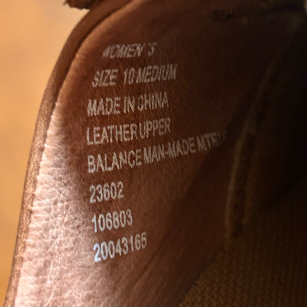 Duluth Trading Co Brown Leather Andina Outdoor Mules Clog Shoes Women's Size 10 - Picture 6 of 14